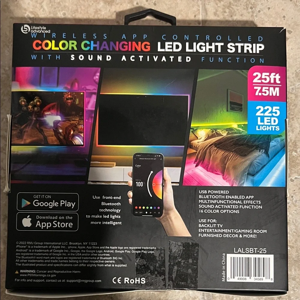 Multicolor LED Light Strip - Picture 2 of 2